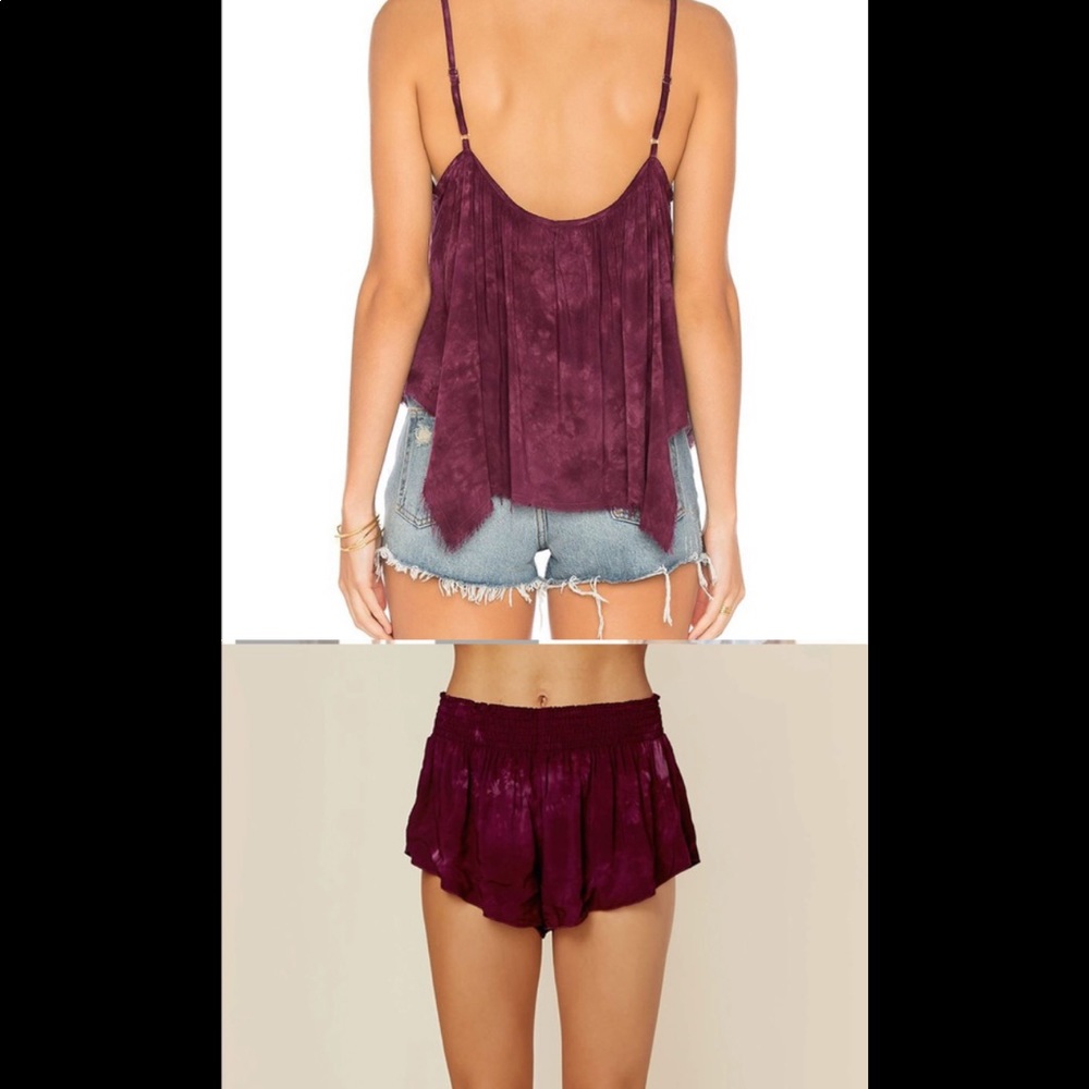 Blue life Beach bunny short set worn once XS/S